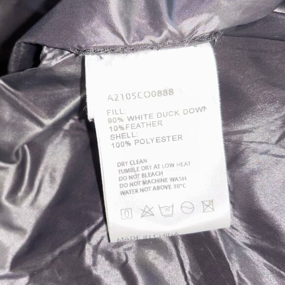 Iridescent Purple Women's Puffer Coat - Picture 12 of 16